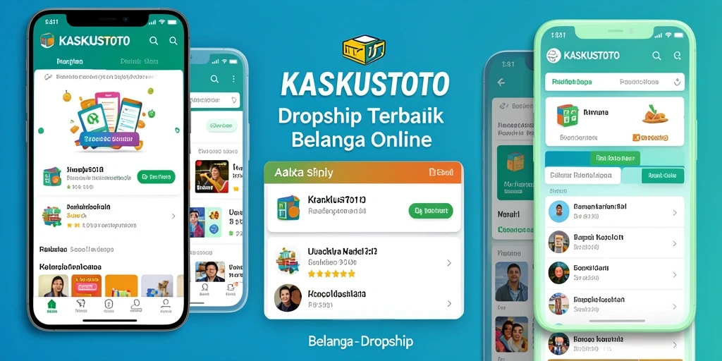 Antarmuka KASKUSTOTO dengan fitur dropship yang mudah dipahami.
